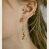 Oorbel Jacky Large Brass